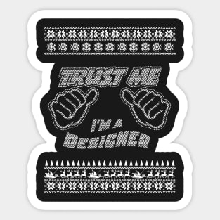 Trust Me, I’m a DESIGNER – Merry Christmas Sticker